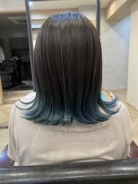 アールヘア(ar hair) ☆遊び心満点☆ミントブルーツートンカラー