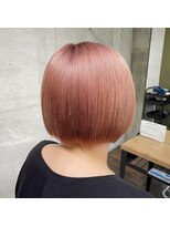 ガルボ ヘアー(garbo hair) 【ハイトーン♪】ピンクカラー♪