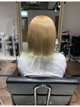 ヘアーサロン アモル(HAIR SALON Amor) #ハイトーン #インナーカラー #下関