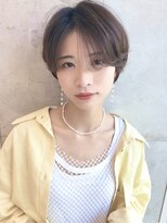 ショートボブ髪型【30代40代50代】ストレートパーマ153