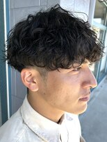 リット×ベリエ(Lit.×belier)&nbsp;メンズマッシュメンズヘア波巻きスパイラルパーマ波巻きパーマ