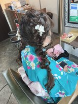 リエラ 新宿(RIERA)&nbsp;複雑編みツインテール