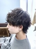 緩め波巻きツイスパマッシュウルフ
