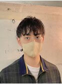 [オカダケント]メンズウルフヘアー