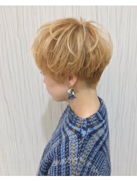 ヘアテリア リュウ 大塚(hair teria ryu) ハイベージュショート【ryu 大塚 北口】