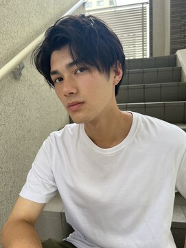 ガーデン オオタカノモリ(garden otakanomori) スーツ短髪ツーブロック束感モテる黒髪シークレットパーマ流行