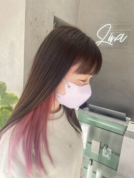 ジーナ 神戸 三田駅前(Zina) インナーカラー/pink