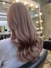 ディエス ヘアデザイン 能見台(diez hair design) ピンクベージュ