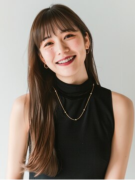 ラベスト キョウト(LOVEST) ギラつかせないベージュと収まるロング○20代30代40代○