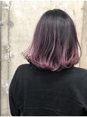 ピンクバレイヤージュ