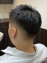ヘアクリニックカルム 日暮里(Hair Clinic Calme)&nbsp;アップバングフェード<理容室>[日暮里/メンズ/床屋]