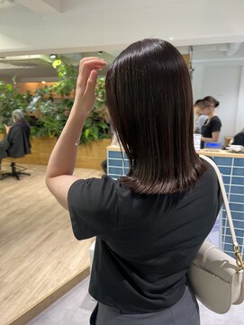 オーシャン(Ocean) 【OceanHair&Life田中愛梨】10代20代艶カラー/グレーブラウン