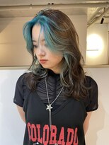 シェル(SHEL+L)&nbsp;flaming cyaan layer【滝野】