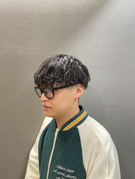 ブランシェ 西松山店 波巻きスパイラルパーマ刈り上げマッシュツーブロック