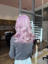 リー 梅田(Lee)&nbsp;ラベンダーカラー/ブリーチ2回/ケアブリーチ/透明感カラー