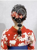 卒業式 着付け 袴 ヘアセット ヘアアレンジ mt___213r