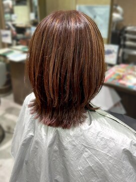 ユーアンボワーズ(U-AMBOISE) 【髪質改善】艶めきショコラボブ