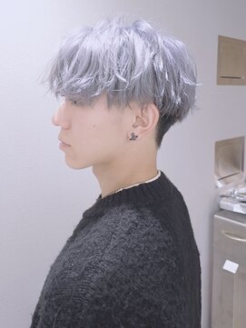 プログレス 長町南店(PROGRESS) Men's/メンズハイトーン！ホワイトシルバー