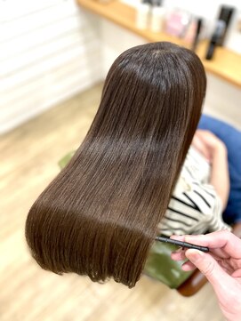 グリーンルームセカンド 結城店(GREEN ROOM. 2nd) つるりんちょ。zero髪質改善カラー