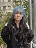 【riki_hair】order made &nbsp;design 水色カラー