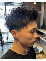 ヘアー ワーク ショップ タイムレス(HAIR WORK SHOP TIMELESS)&nbsp;テーパーフェードスパイキーショート