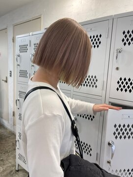 リムレスバイサンク 万代 新潟駅(LIMLESS by cinq) ミルクティーベージュピンクベージュラベンダーベージュカラー