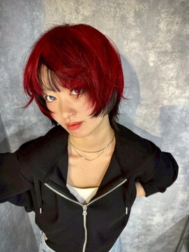 イコ(.ico) ショートウルフハイライトマッシュウルフシースルーマッシュ