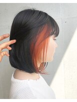 エム(EM) インナーカラー/デジタルパーマ/チェリーブラウン/下北沢