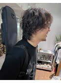 guest hair style men'sミディアムグランジウルフ