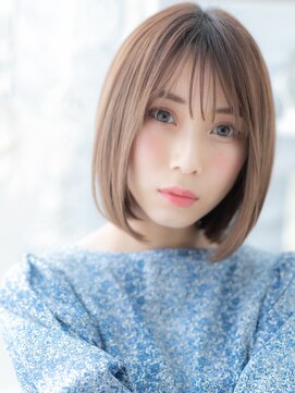 モッズヘア 越谷(mod's hair) 美髪グレーベージュアッシュ前下がりボブディA2越谷20代30代40代