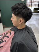 MEN'SHAIRウルフカルマパーマメンズショートイージーパーマ