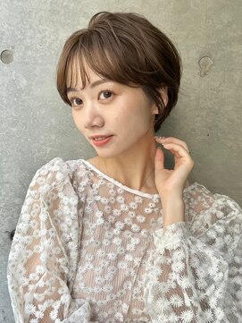 ロンド 銀座(Lond) ☆【春日】オリーブグレー/ショート/顔周りレイヤー/髪質改善6