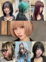 【咲太】ウルフカット/レイヤーカット/ハイトーン/デザインカラー