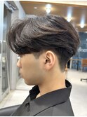 毛流れセンターパート