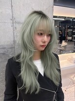 ロンド マーレ 天神大名店(Lond mare)&nbsp;大人ガーリー/ミディアムレイヤーカット/似合わせカット