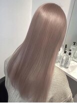 ネハス 名古屋栄店(nehus.)&nbsp;ミルクティー/ブリーチカラー/ウルフカット/レイヤーカット