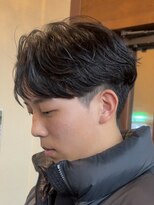 アリーム(Areem) 香川フェザーパーマニュアンスパーマセンターパート高松メンズ