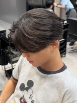 エルマーク 京都駅前(L-MARK)&nbsp;マッシュヘア/黒髪/メンズカット/men's/メンズ/眉毛