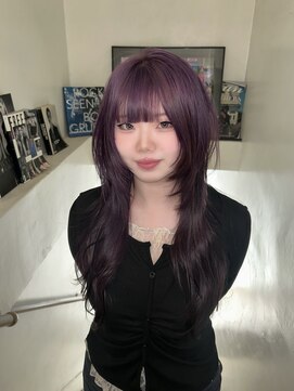 キイ 原宿 表参道(K.e.y) ロングレイヤー／ハイトーンレイヤー/ハッシュカット