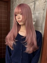 マイル 渋谷(mile)&nbsp;ペールピンク×ロングレイヤー