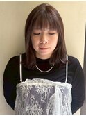 外ハネミディアムボブ