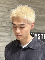 ヲタク 渋谷 代官山 恵比寿(wotaku.)&nbsp;メンズハイトーンブロンド金髪ショートスパイキーショートメンズ