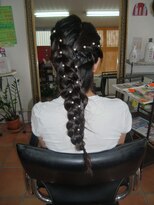 ヘアメイク プリンセス(Hair Make PRINCESS)&nbsp;編み込みダウンアレンジ