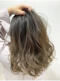 【REJOICE hair EN】gradation×ash beige 担当AKIRA