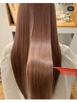 ヘアアンドスパ モア(Hair&Spa More By LikkleMore) 髪質改善ナプリア[ブリーチ毛３回の毛髪に施術]