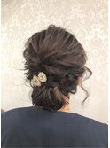 ダウンアレンジヘアセット
