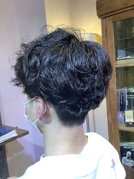 美容室 フィックス ちょっとしっかり目にかけたパーマ