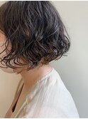 くるくるボブパーマ