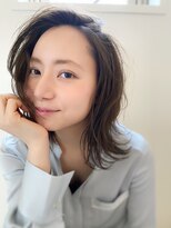 チョビー 銀座(chobii)&nbsp;チョビー銀座桜井グレージュカラー外ハネイルミナカラー