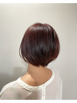 ティエル(tiers) ベビーピンク×すっきりショート